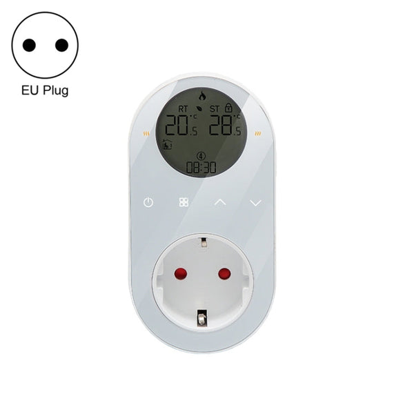 Plug-in LCD Thermostat, EU Plug, With WiFi, Without WiFi