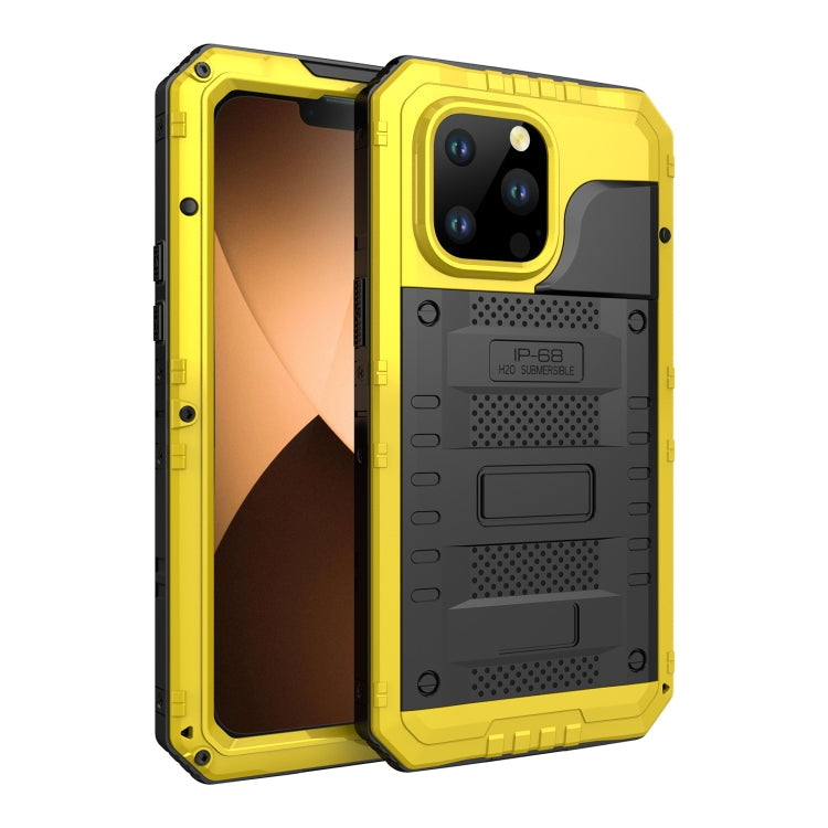 Shockproof Waterproof Dustproof Metal + Silicone Phone Case