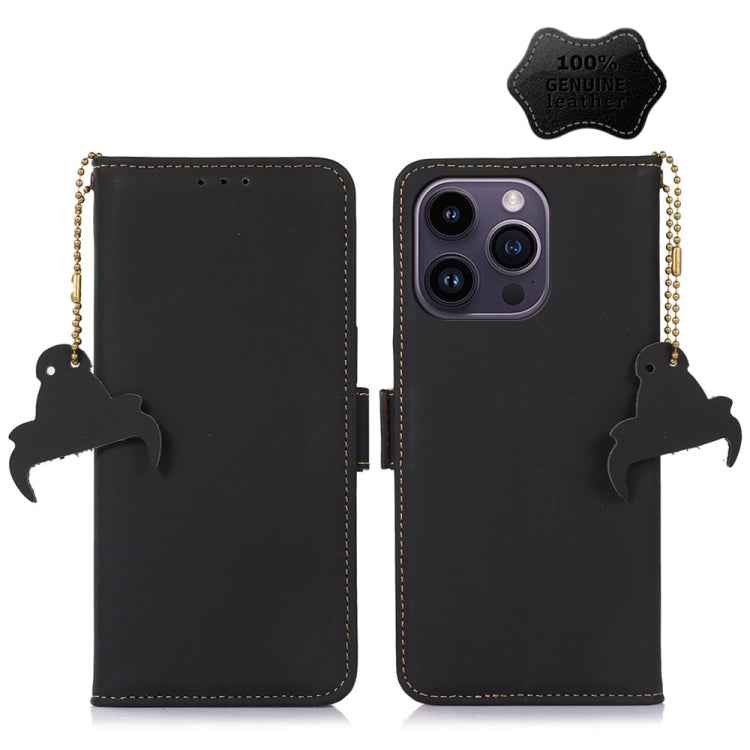 Genuine Leather Magnetic RFID Leather Phone Case, For iPhone 13 Pro Max, For iPhone 13 Pro, For iPhone 13, For iPhone 14 Plus, For iPhone 14 Pro Max, For iPhone 14 Pro