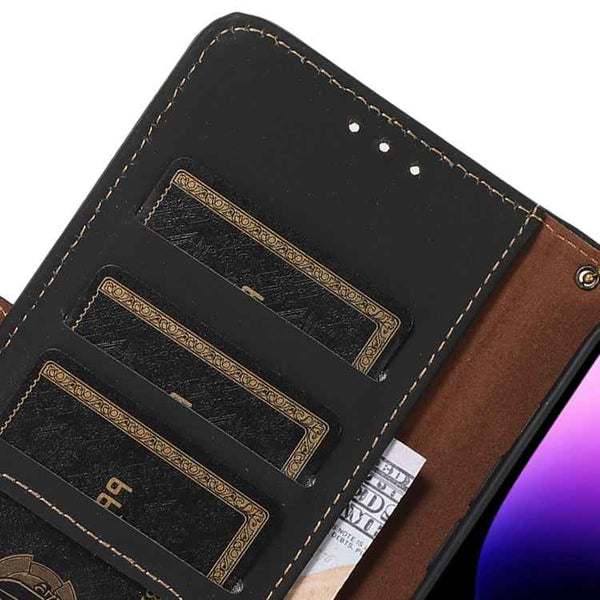 Genuine Leather Magnetic RFID Leather Phone Case, For iPhone 13 Pro Max, For iPhone 13 Pro, For iPhone 13, For iPhone 14 Plus, For iPhone 14 Pro Max, For iPhone 14 Pro