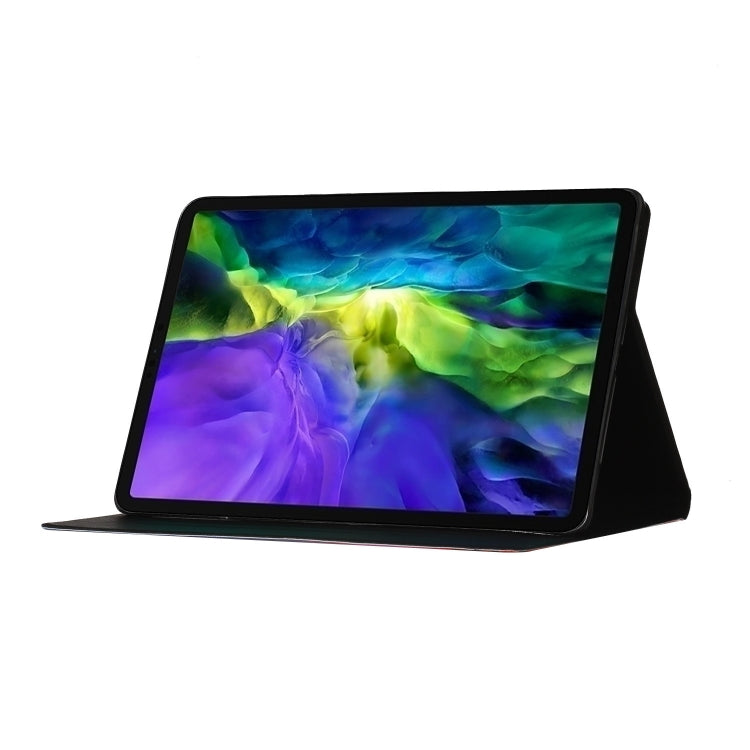 Coloured Drawing Pattern Horizontal Flip Leather Case with Holder & Card Slot & Sleep / Wake-up Function, For iPad Pro 11 (2020), For iPad mini 5 / 4 / 3 / 2 / 1, For iPad 10.2, For iPad Pro 10.5