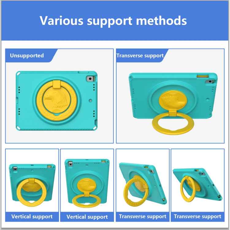 EVA + PC Shockproof Tablet Case with Waterproof Frame, For iPad 5 / 7 / 6 / 8 / 9, For iPad Pro 10.5 2019/2017 / 10.2 2021/2019, For iPad 10th Gen 10.9 2022