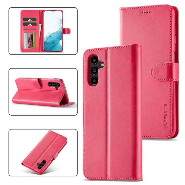 LC.IMEEKE Calf Texture Leather Phone Case, For Samsung Galaxy A34 5G
