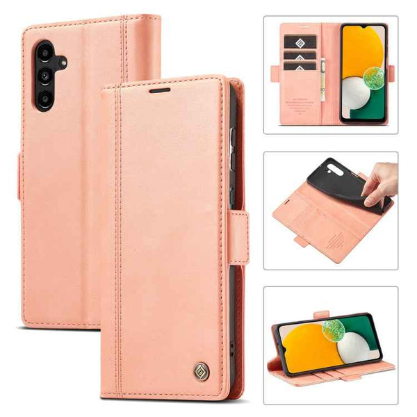 LC.IMEEKE PU + TPU Skin-friendly Feeling Leather Phone Case, For Samsung Galaxy A54 5G