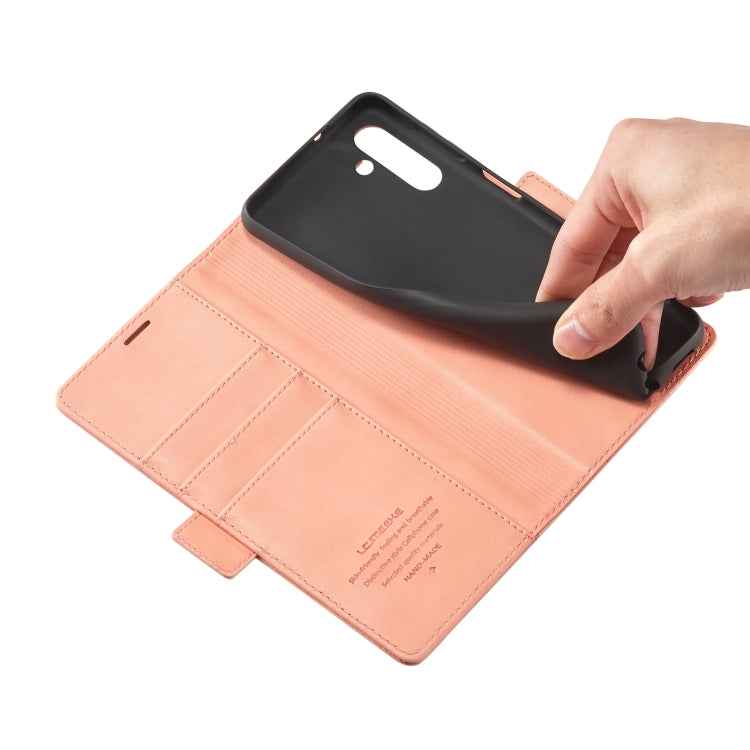 LC.IMEEKE PU + TPU Skin-friendly Feeling Leather Phone Case, For Samsung Galaxy A54 5G