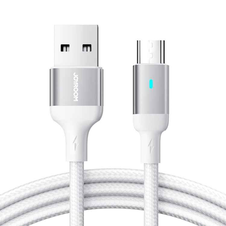 JOYROOM S-UM018A10 Extraordinary Series 2.4A USB-A to Micro USB Fast Charging Data Cable, Cable Length:2m(White)