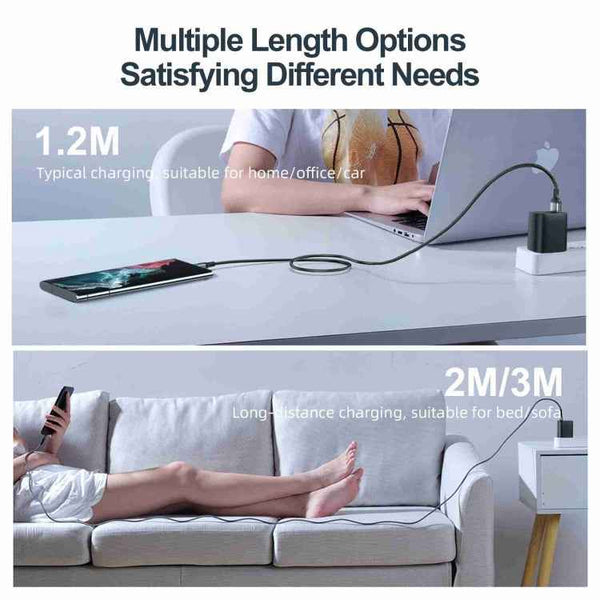 JOYROOM S-UM018A10 Extraordinary Series 2.4A USB-A to Micro USB Fast Charging Data Cable, Cable Length:2m(White)