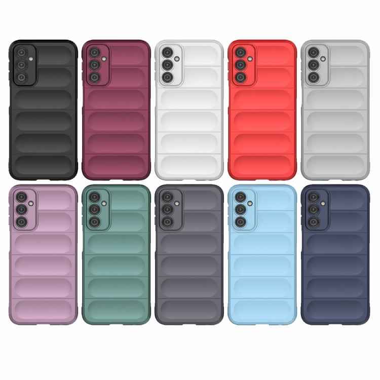 For Samsung Galaxy A24 5G / A24 4G Magic Shield TPU + Flannel Phone Case(Grey)