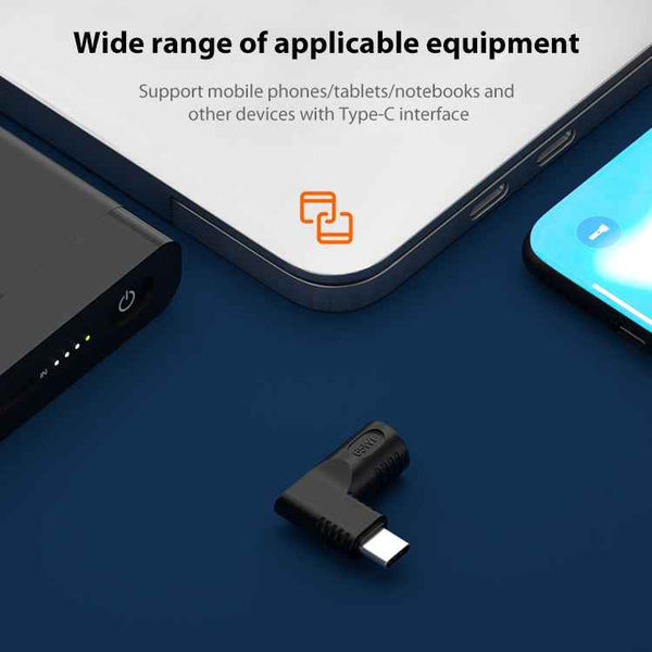 4.0x1.7mm 65W DC Input to USB-C / Type-C PD Power Adapter