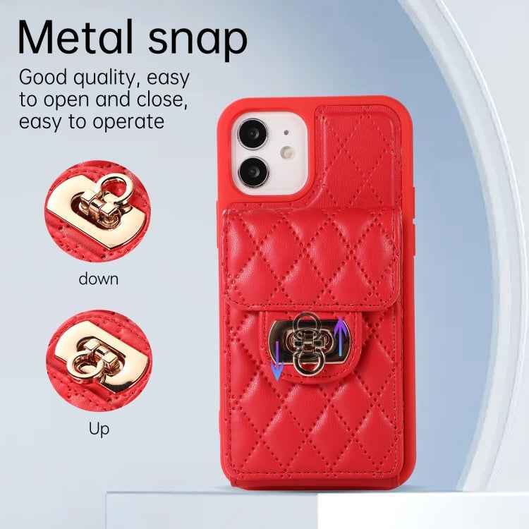 For iPhone 11 Card Slot Leather Phone Case(Red)