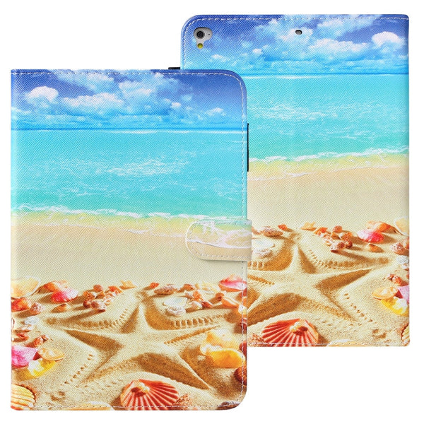 Cross Texture Painted Horizontal  Leather Case with Sleep / Wake-up Function & Card Slot & Holder & Wallet