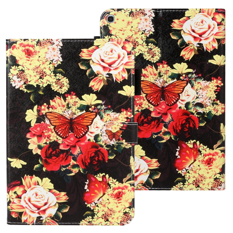 Cross Texture Painted Horizontal  Leather Case with Sleep / Wake-up Function & Card Slot & Holder & Wallet, For Galaxy Tab A 8.0 (2019) T290, For Galaxy Tab A 10.1 (2019) T510, For Galaxy Tab S5e T720, For iPad Air, For iPad 10.2                       ...