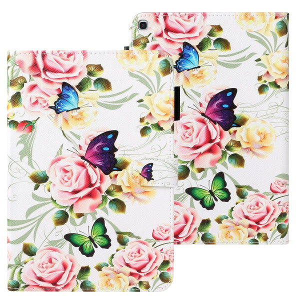 Cross Texture Painted Horizontal  Leather Case with Sleep / Wake-up Function & Card Slot & Holder & Wallet