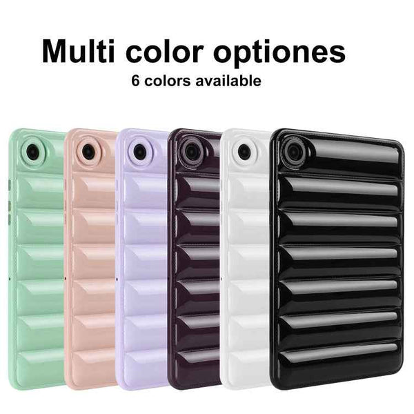 For Samsung Galaxy Tab S6 Lite P610 / P615 Eiderdown Cushion Shockproof Tablet Case(Pink)