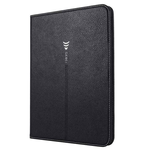 For iPad 10th Gen 10.9 2022 GEBEI Silk Texture Flip Tablet Leather Case(Black)