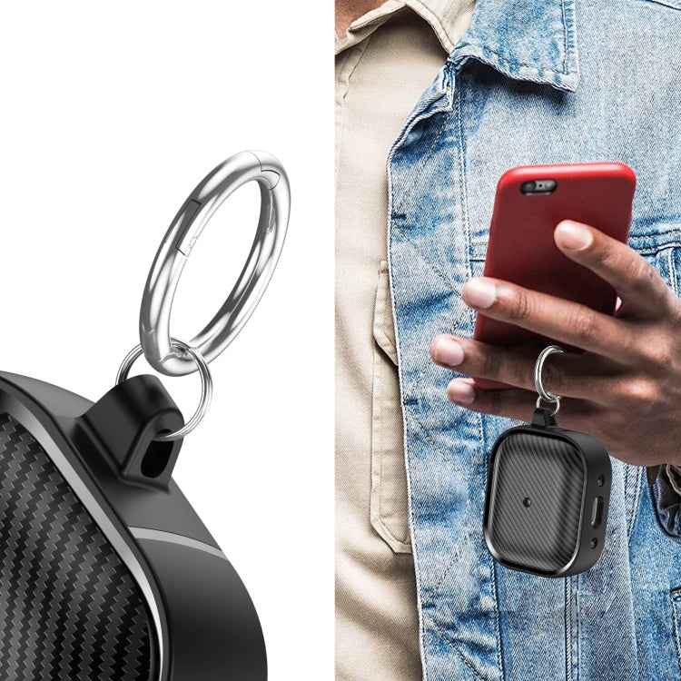 For AirPods 3 Photo Frame Carbon Fiber Series Earphone Case(Black)