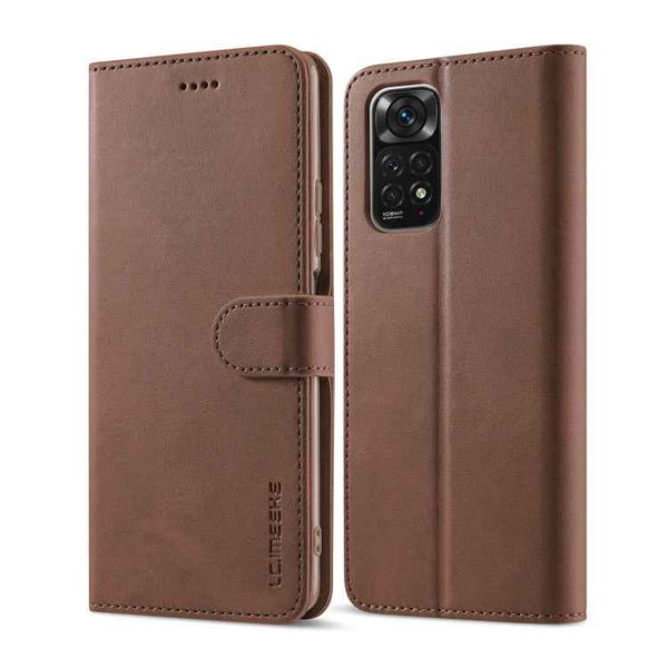 LC.IMEEKE Calf Texture Horizontal Flip Leather Case, For Xiaomi Redmi Note 12 Pro 4G Global