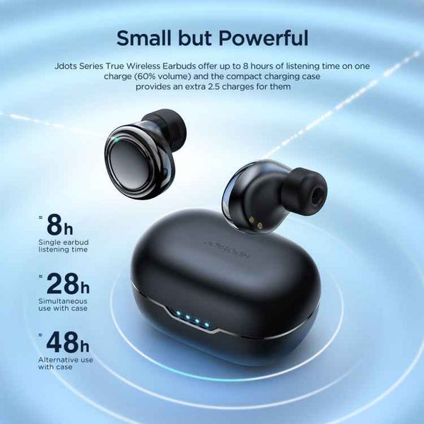 JOYROOM JR-DB1 Jdots Series True Wireless Bluetooth Earphones(Black)