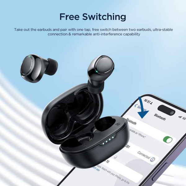 JOYROOM JR-DB1 Jdots Series True Wireless Bluetooth Earphones(Black)