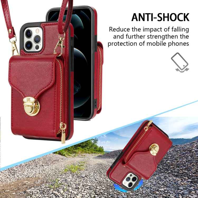 Zipper Hardware Card Wallet Phone Case, For iPhone 11 Pro Max, For iPhone 11 Pro, For iPhone 11, For iPhone 13 mini