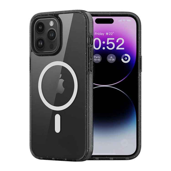 Rock Crystal Armor Shockproof Magsafe Phone Case, For iPhone 14 Pro Max