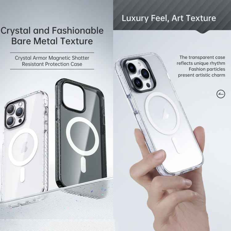 Rock Crystal Armor Shockproof Magsafe Phone Case, For iPhone 14 Pro Max