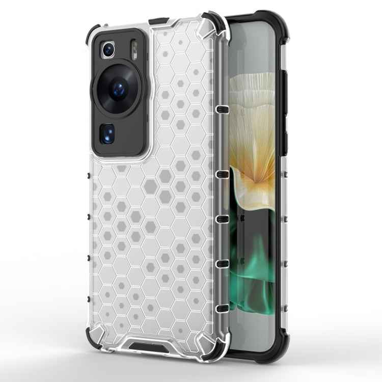 For Huawei P60 / P60 Pro Honeycomb Phone Case(White)