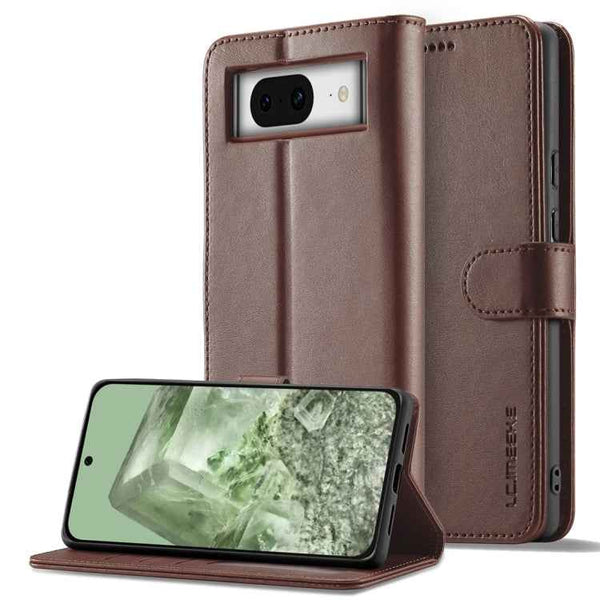 LC.IMEEKE Calf Texture Flip Leather Phone Case, For Google Pixel 9 Pro XL, For Google Pixel 9 / 9 Pro, For Google Pixel 8a, For Google Pixel 8