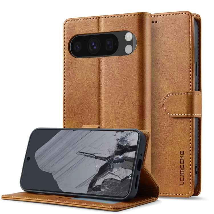 LC.IMEEKE Calf Texture Flip Leather Phone Case, For Google Pixel 9 Pro XL, For Google Pixel 9 / 9 Pro, For Google Pixel 8a, For Google Pixel 8