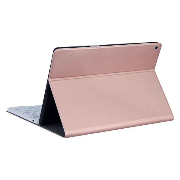 For Lenovo Tab M10 3rd Gen TB-328XU Bluetooth Keyboard Leather Tablet Case(Rose Gold)