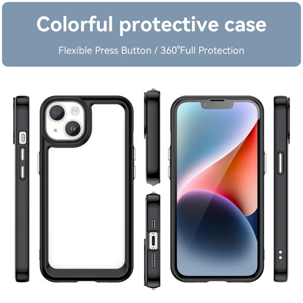 Colorful Series Acrylic + TPU Phone Case