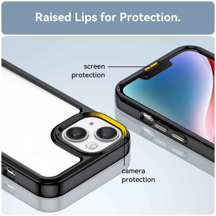 Colorful Series Acrylic + TPU Phone Case, For iPhone 15