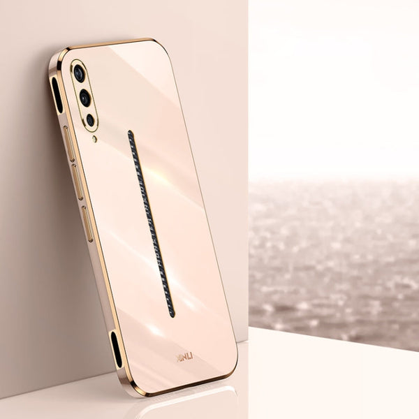 XINLI Straight Edge 6D Electroplate TPU Phone Case