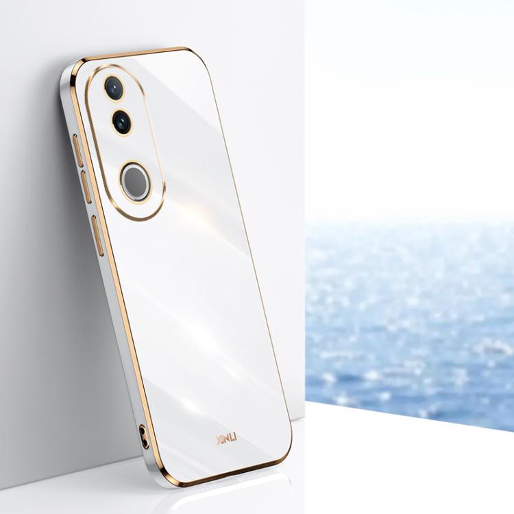 XINLI Straight Edge 6D Electroplate TPU Phone Case