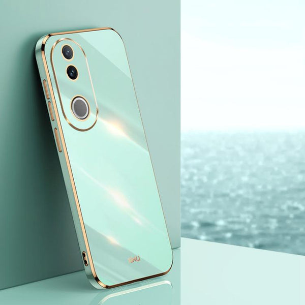 XINLI Straight Edge 6D Electroplate TPU Phone Case