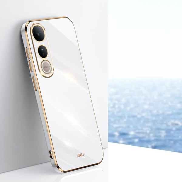 XINLI Straight Edge 6D Electroplate TPU Phone Case