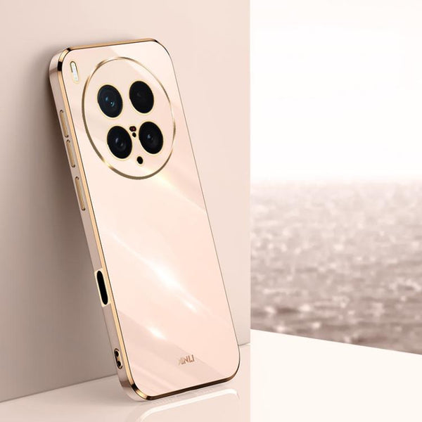 XINLI Straight Edge 6D Electroplate TPU Phone Case