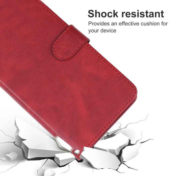 For Sony Xperia 10 VI Leather Phone Case(Red)