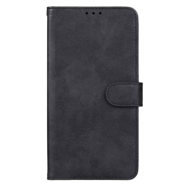 For Motorola Moto G54 Leather Phone Case(Black)