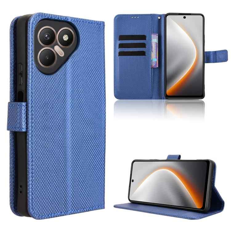 Diamond Texture Leather Phone Case, For Tecno Pova 7 Ultra 5G, For Tecno Pova 7 4G, For Tecno Spark Go 2 4G, For Tecno Pova Curve 5G