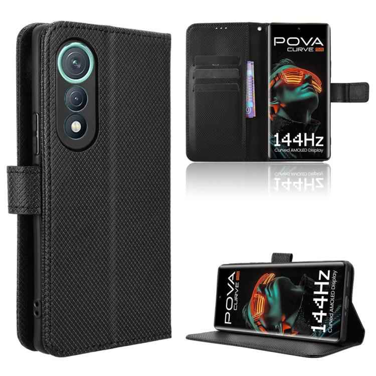 Diamond Texture Leather Phone Case, For Tecno Pova 7 Ultra 5G, For Tecno Pova 7 4G, For Tecno Spark Go 2 4G, For Tecno Pova Curve 5G