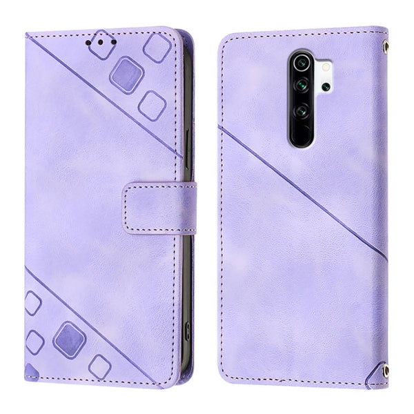 Skin Feel Embossed Leather Phone Case