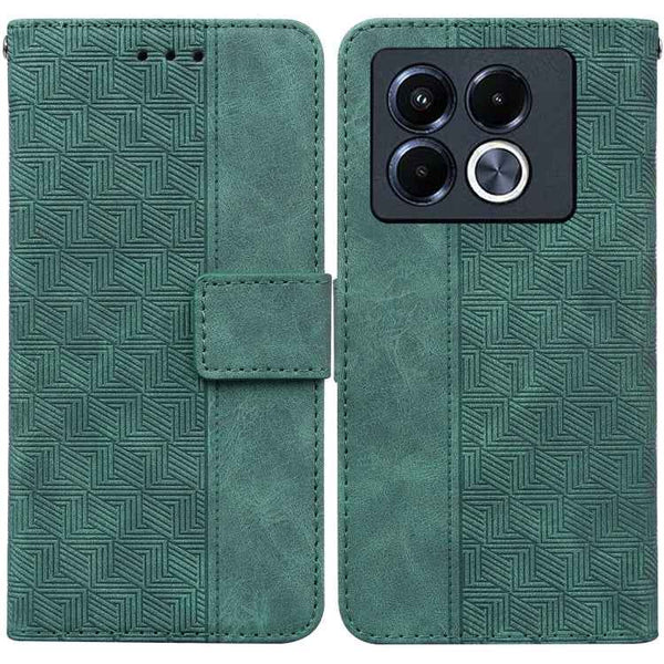 Geometric Embossed Leather Phone Case, For Infinix Note 40 5G, For Infinix GT 20 Pro, For Infinix Note 40 Pro 5G / 40 Pro 4G, For Infinix Note 40 Pro+