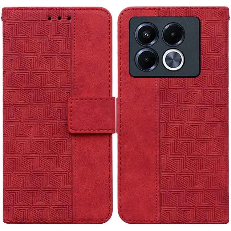 Geometric Embossed Leather Phone Case, For Infinix Note 40 5G, For Infinix GT 20 Pro, For Infinix Note 40 Pro 5G / 40 Pro 4G, For Infinix Note 40 Pro+