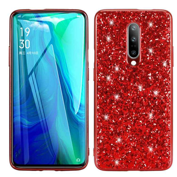 Glitter Powder Shockproof TPU Protective Case, For Xiaomi Redmi Note 9 Pro, For OnePlus 8 Pro, For OnePlus 8