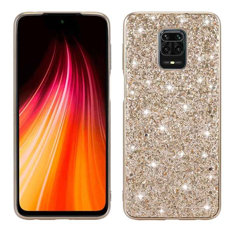 Glitter Powder Shockproof TPU Protective Case, For Xiaomi Redmi Note 9 Pro, For OnePlus 8 Pro, For OnePlus 8