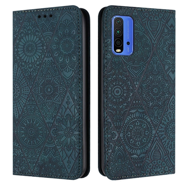 Ethnic Embossed Adsorption Leather Phone Case