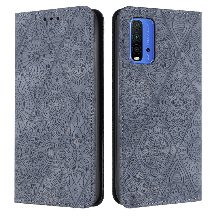 Ethnic Embossed Adsorption Leather Phone Case