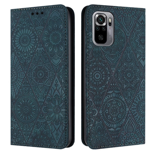 Ethnic Embossed Adsorption Leather Phone Case