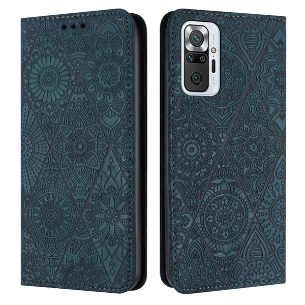Ethnic Embossed Adsorption Leather Phone Case